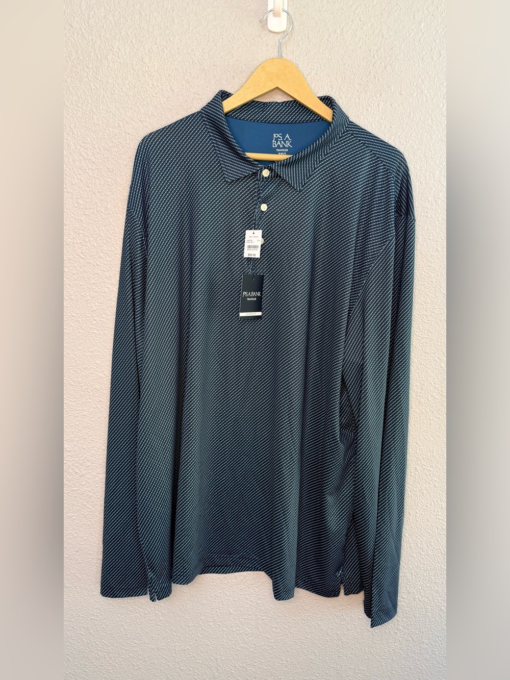 NWT Jos.A. Bank | Long Sleeve Traveler Performance Polo | Size 3XLT